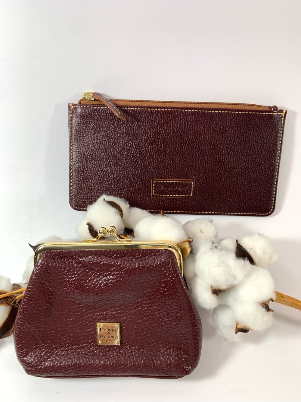 Dooney & Bourke Quiet Luxury Set Zip Wallet Clutch Heritage ID Window Coin Purse